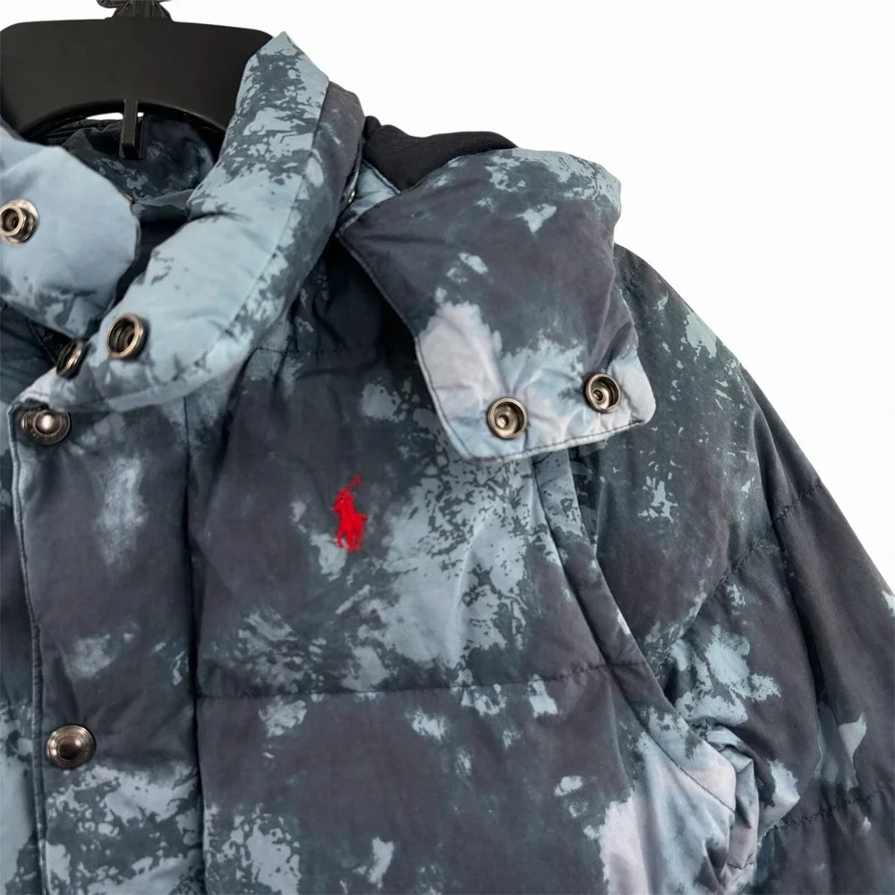 Polo Ralph Lauren Boulder Convertible Tie-Dye Down Jacket Boys‎ Size M (10-12)